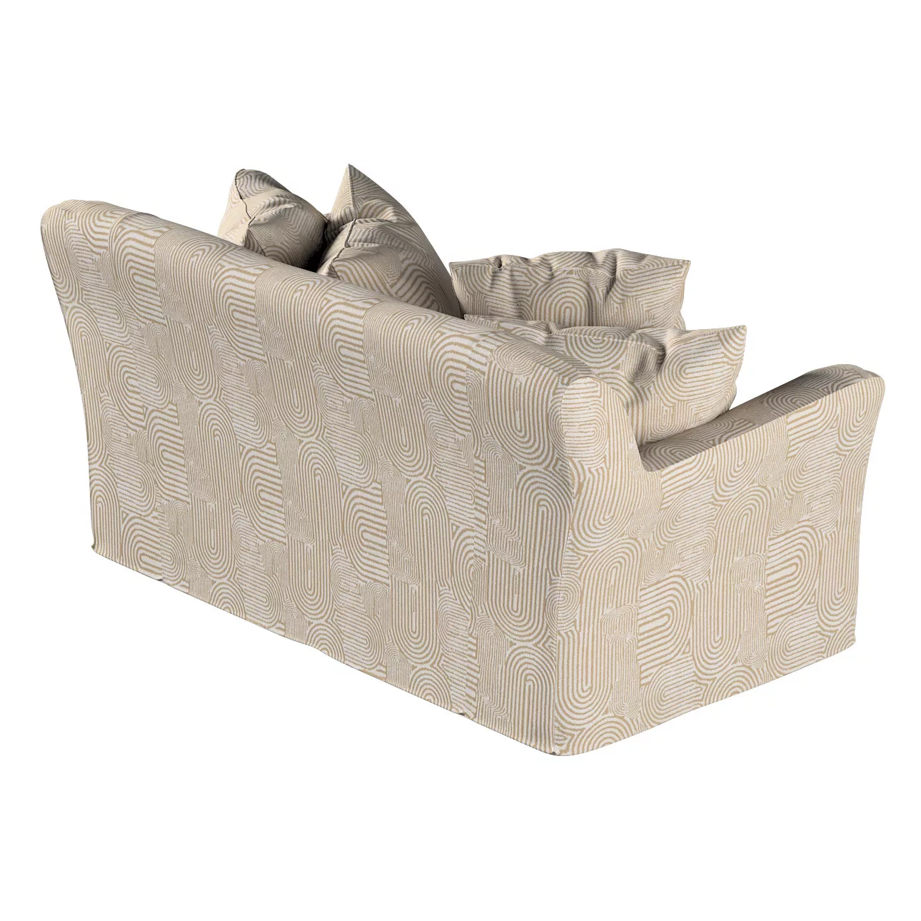 Bezug für Tomelilla 2-Sitzer Sofa nicht ausklappbar, beige-ecru, Sofahusse, günstig online kaufen