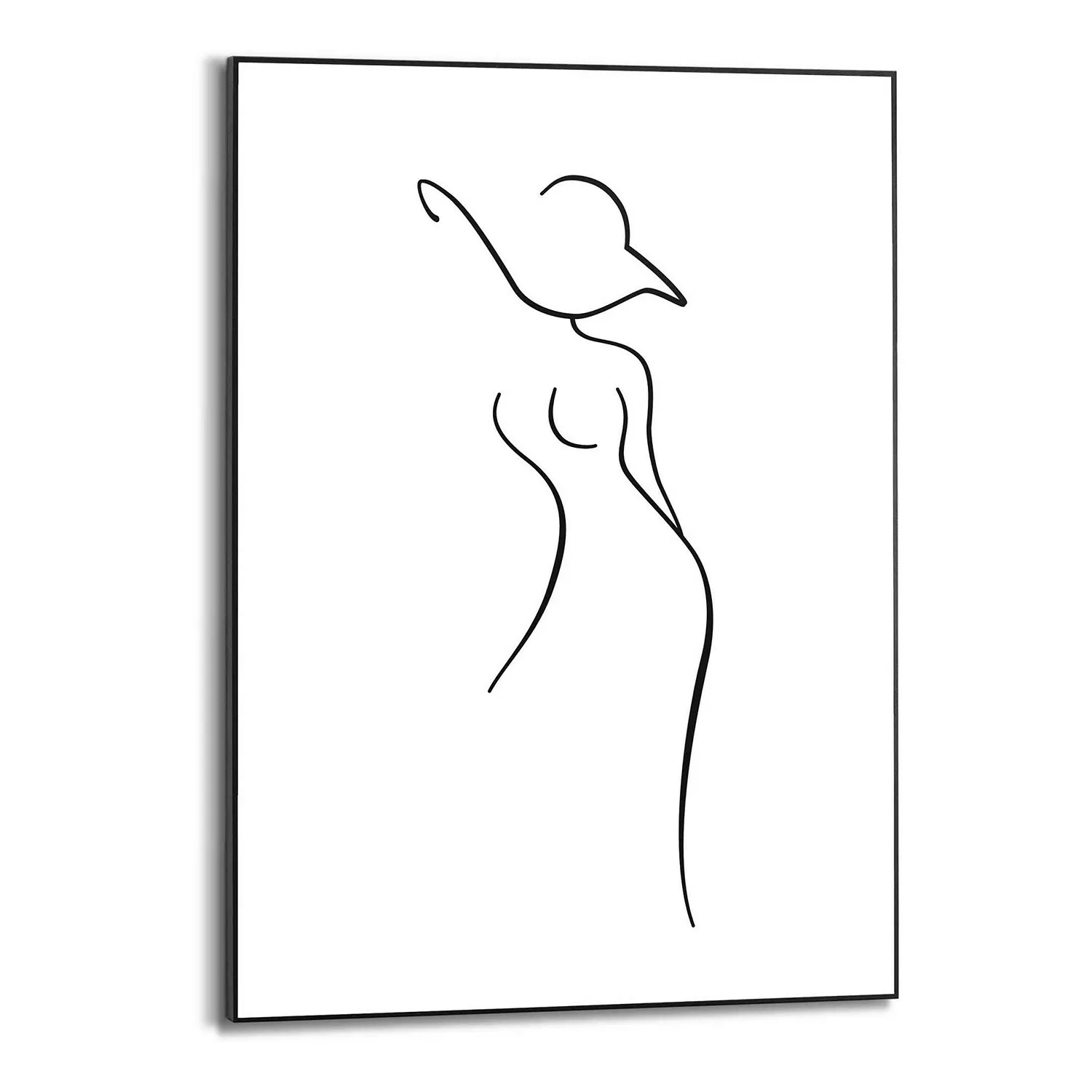 home24 Gerahmtes Bild Silhouette Frau günstig online kaufen
