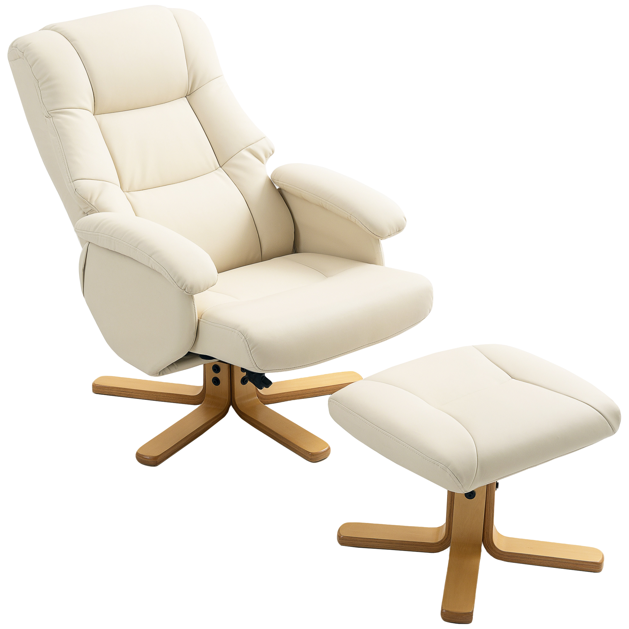 HOMCOM Relaxsessel mit Fußstütze Relaxstuhl drehbar 360° und Neigung verste günstig online kaufen