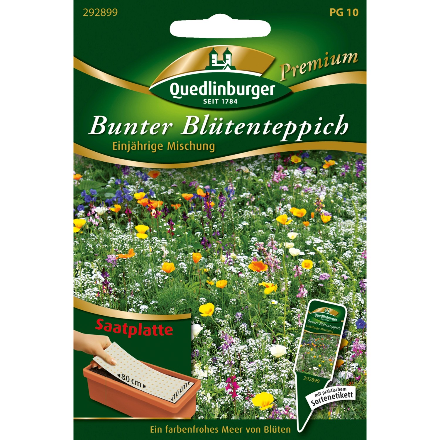 Quedlinburger Bunter Blütenteppich Saatplatte günstig online kaufen