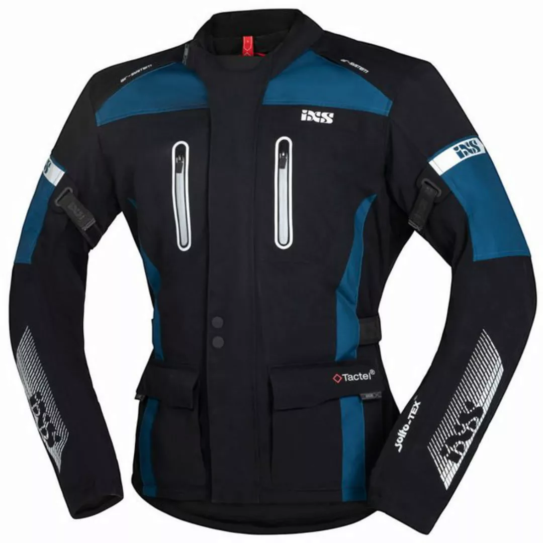 IXS Motorradjacke iXS Tour Jacke Pacora-ST schwarz-azur 3XL günstig online kaufen