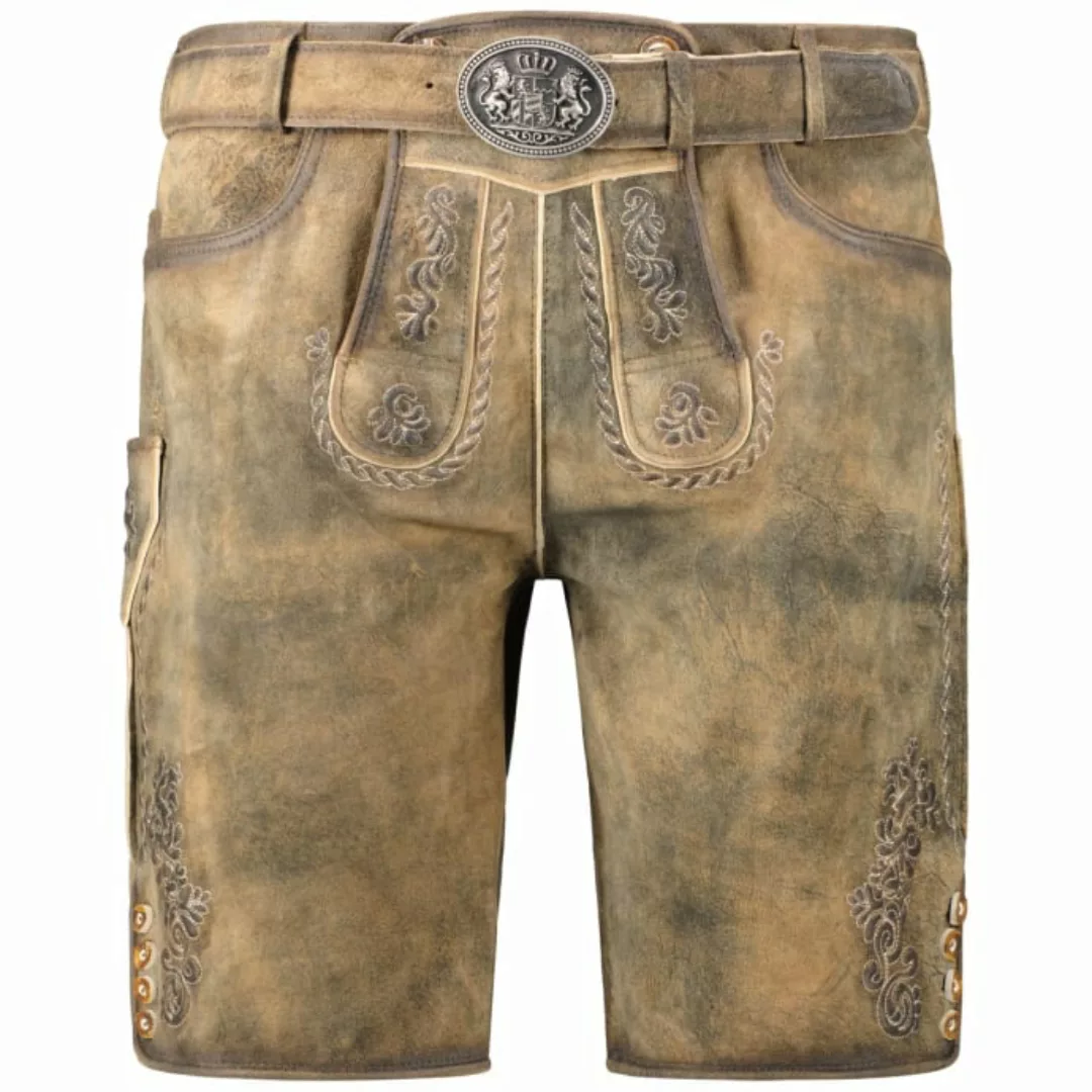 Pfundskerl Kurze Lederhose aus Ziegenvelours günstig online kaufen