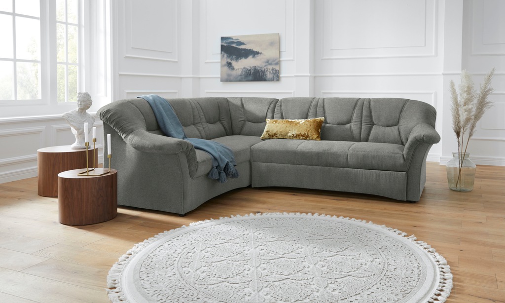 DOMO collection Ecksofa "Sarafina zeitlos und komfortabel, optional mit Fed günstig online kaufen