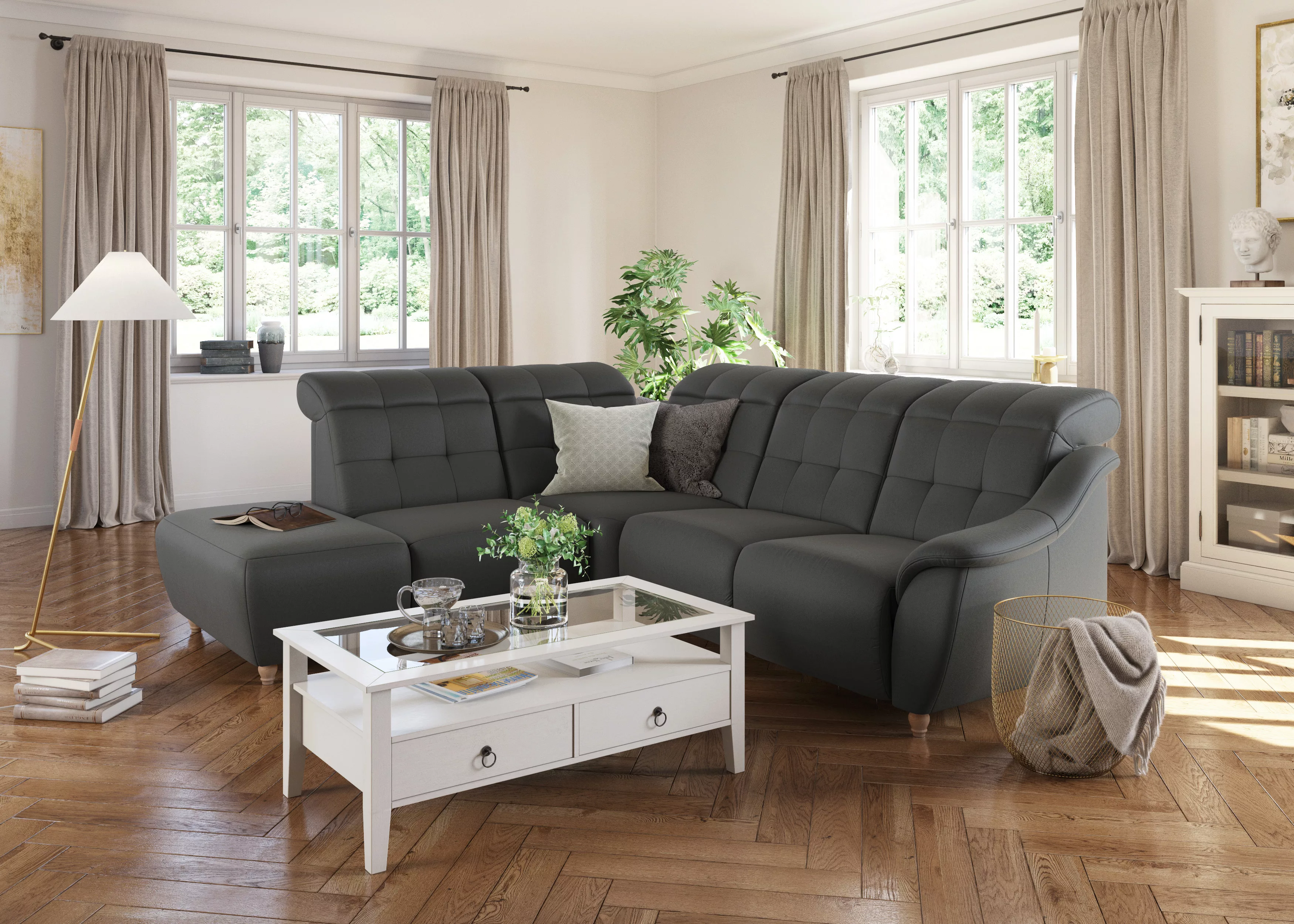 Home affaire Ecksofa "Boston L-Form" günstig online kaufen