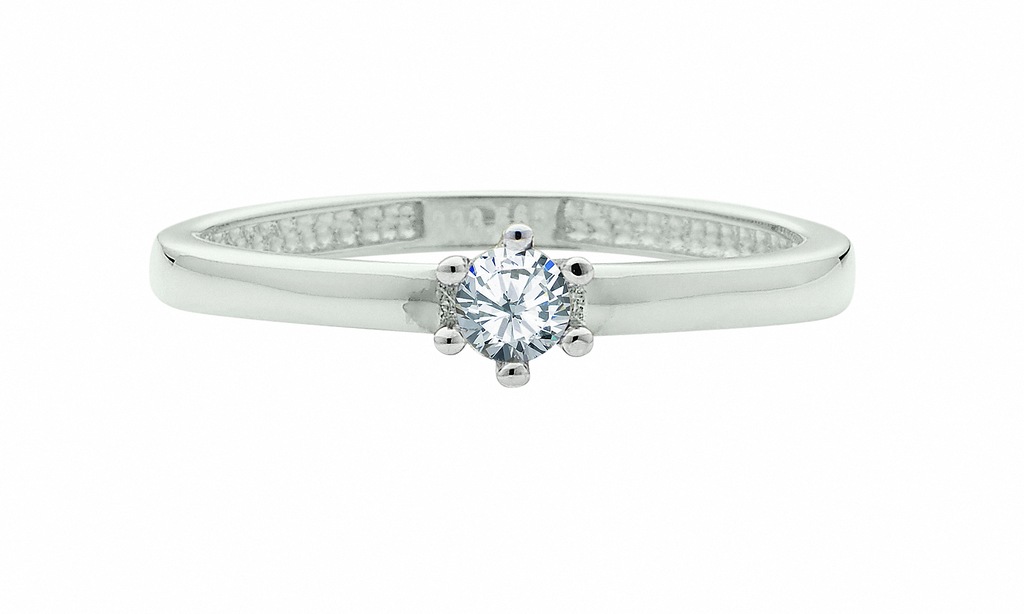 Adelia´s Fingerring "585 Weißgold Ring mit Zirkonia", Goldschmuck für Damen günstig online kaufen