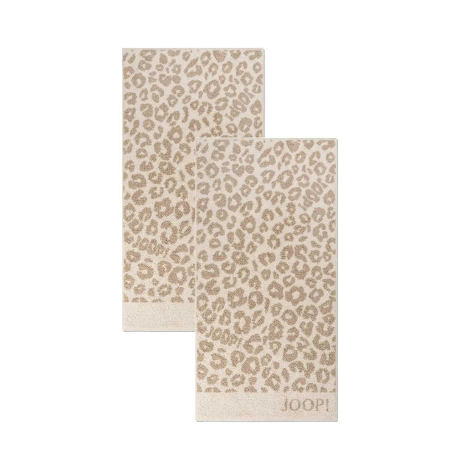 2 Stück Joop! Handtücher Leo Allover 1707-36 creme 50x100 günstig online kaufen