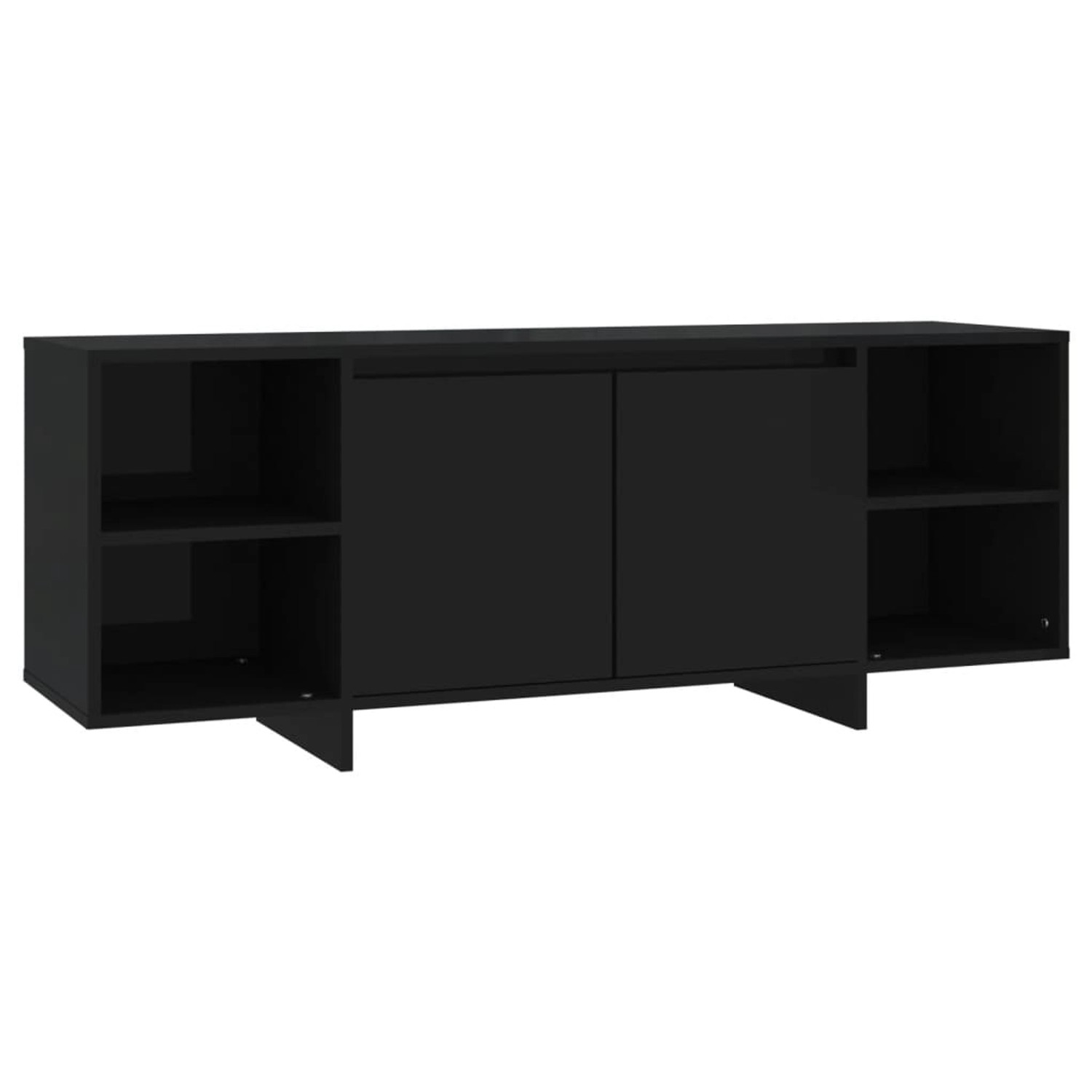 vidaXL TV-Schrank TV-Schrank Schwarz 130x35x50 cm Spanplatte Lowboard günstig online kaufen