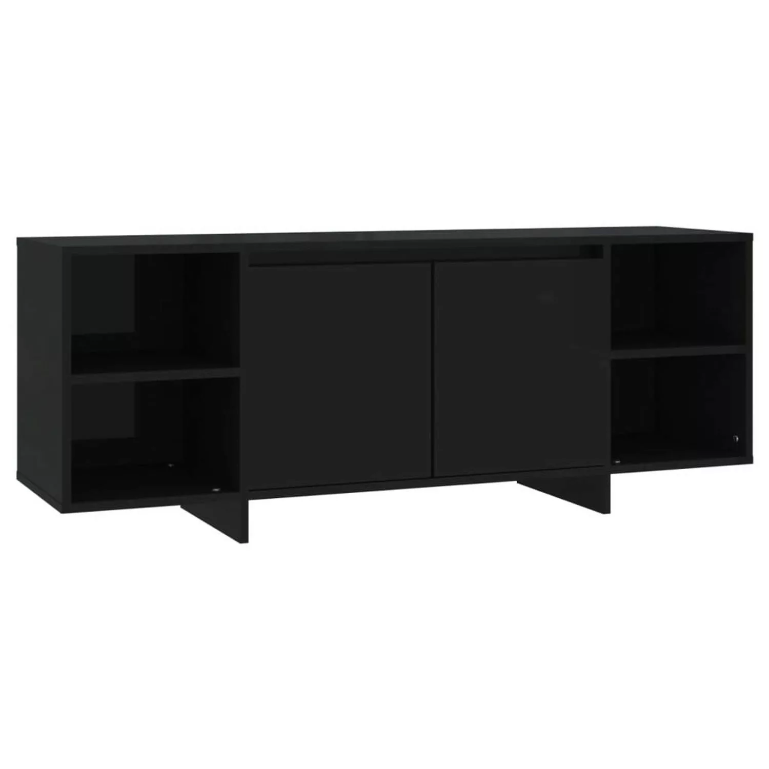 Vidaxl Tv-schrank Schwarz 130x35x50 Cm Spanplatte günstig online kaufen