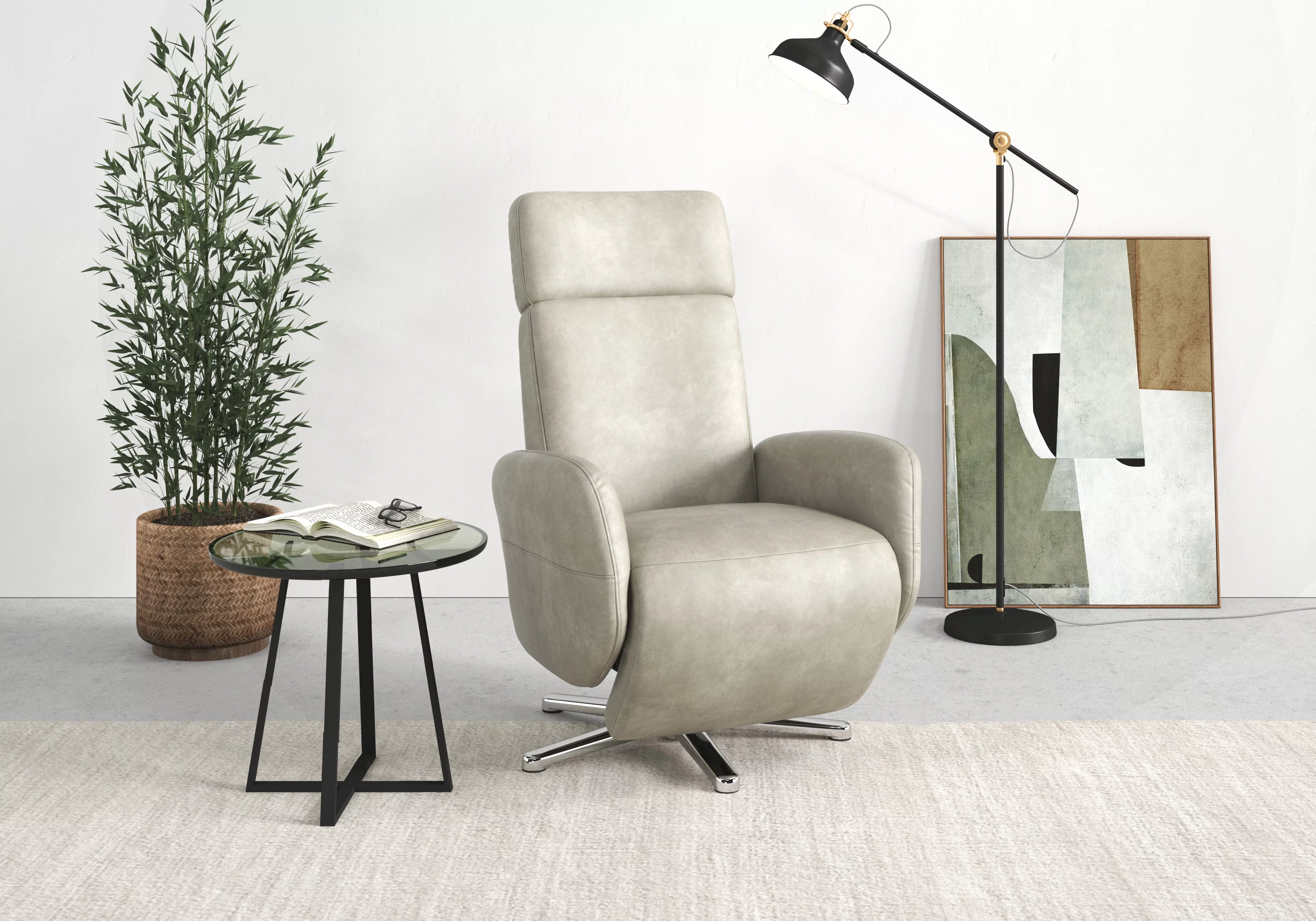 sit&more TV-Sessel "Grenoble, inkl. Kopfteilverstellung und kabelgebundener günstig online kaufen