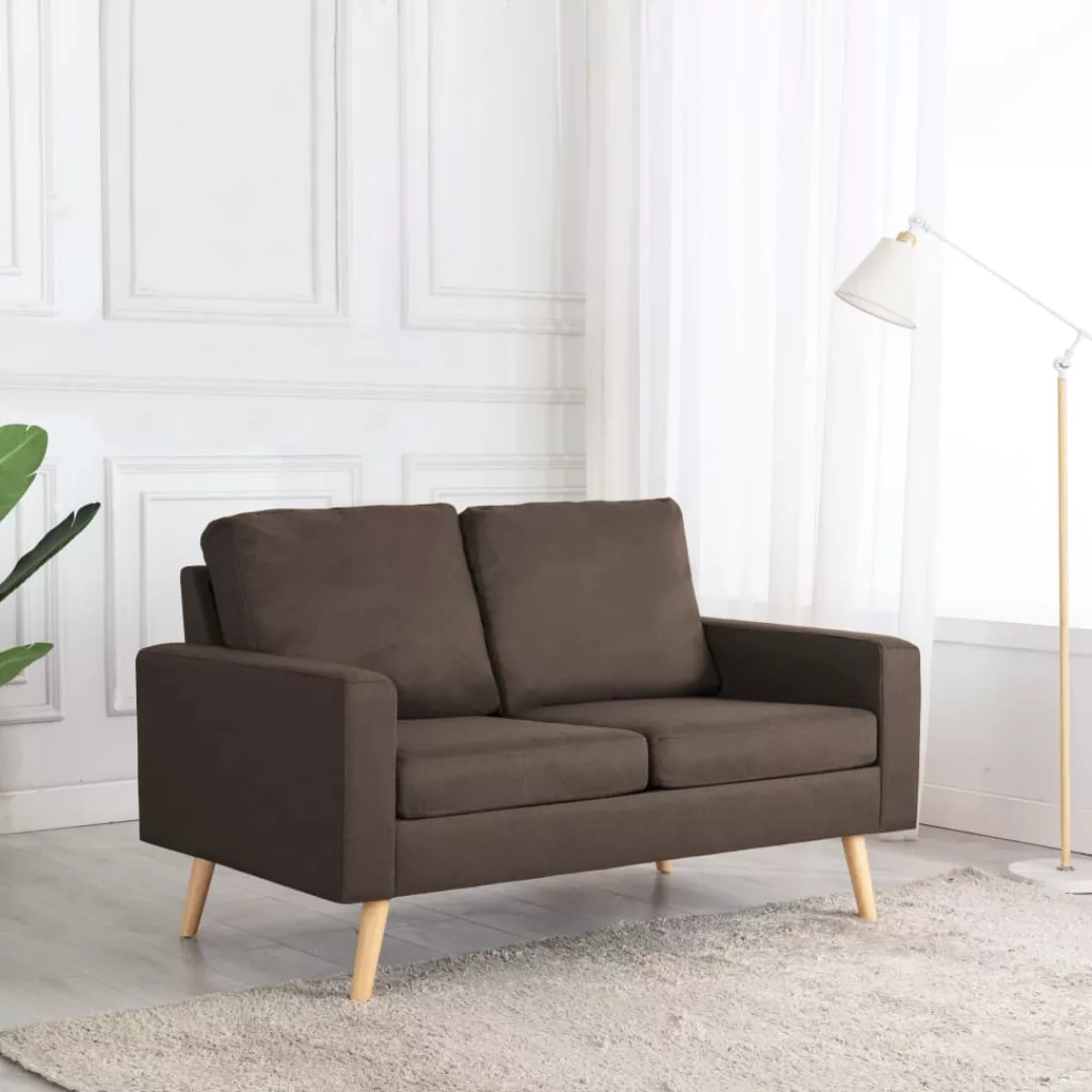 2-sitzer-sofa Braun Stoff günstig online kaufen