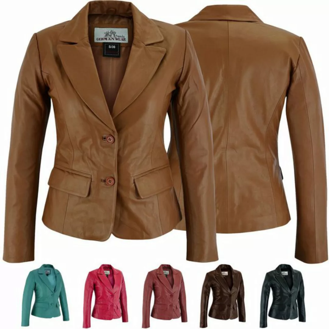 German Wear Lederblazer Trend422J Damen Lederblazer Lederjacke Blazer echtl günstig online kaufen