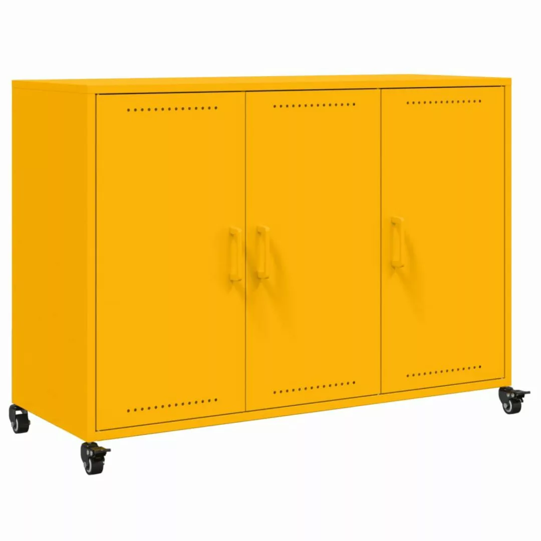 vidaXL Sideboard Sideboard Senfgelb 100,5x39x72 cm günstig online kaufen