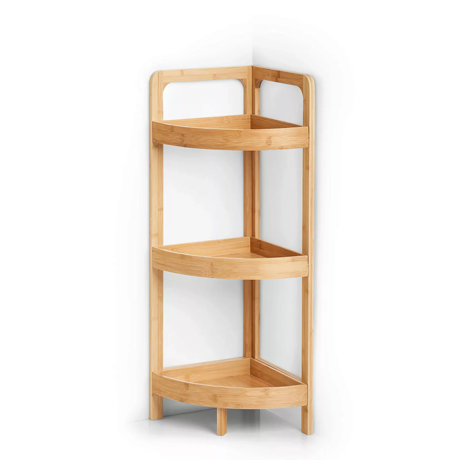 Zeller Eckregal Bambus 85 cm x 29 cm x 29 cm günstig online kaufen