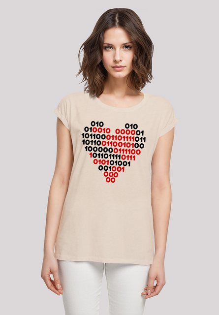 F4NT4STIC T-Shirt "I love you Binary Code Herz", Premium Qualität günstig online kaufen