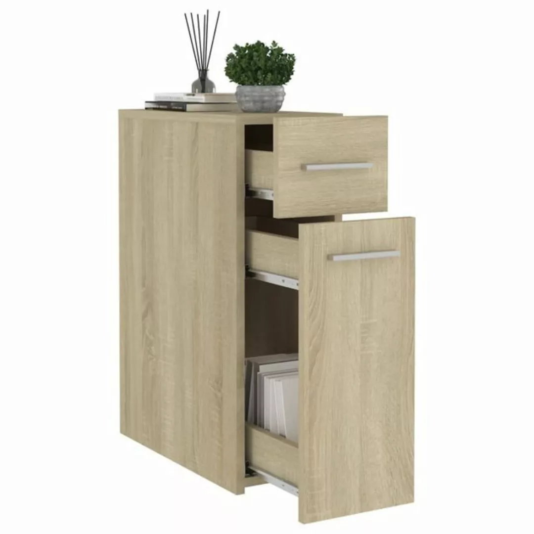 vidaXL Aktenschrank Apothekerschrank Sonoma Eiche 20x45,5x60 cm Spanplatte günstig online kaufen