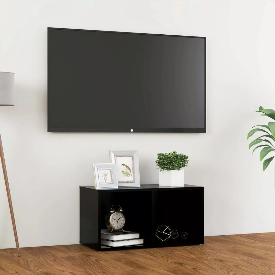 Tv-schrank Schwarz 72x35x36,5 Cm Spanplatte günstig online kaufen