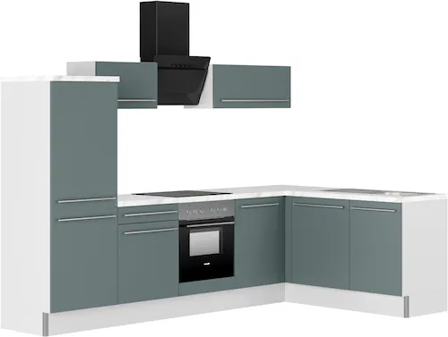KOCHSTATION Küche »KS-Bern2«, Stellmaße 295 x 175 cm, wahlweise mit E-Gerät günstig online kaufen