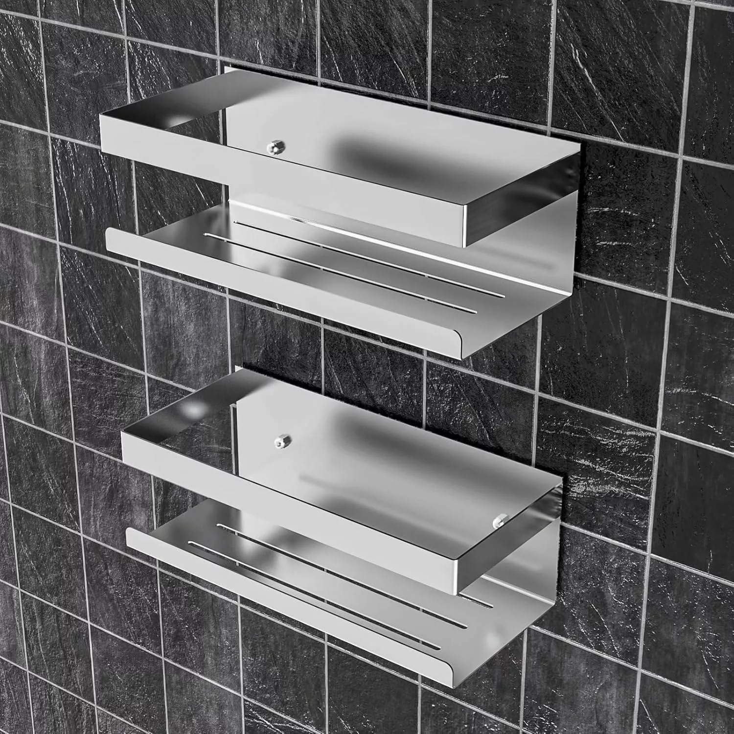 LuxusKollektion Badaccessoire-Set Duschablage Edelstahl SUS304 organizer günstig online kaufen