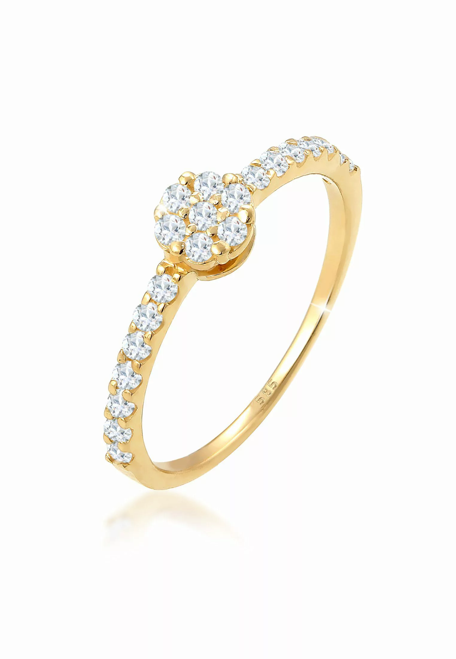 Elli Premium Verlobungsring Verlobungsring Topas Diamantschliff günstig online kaufen