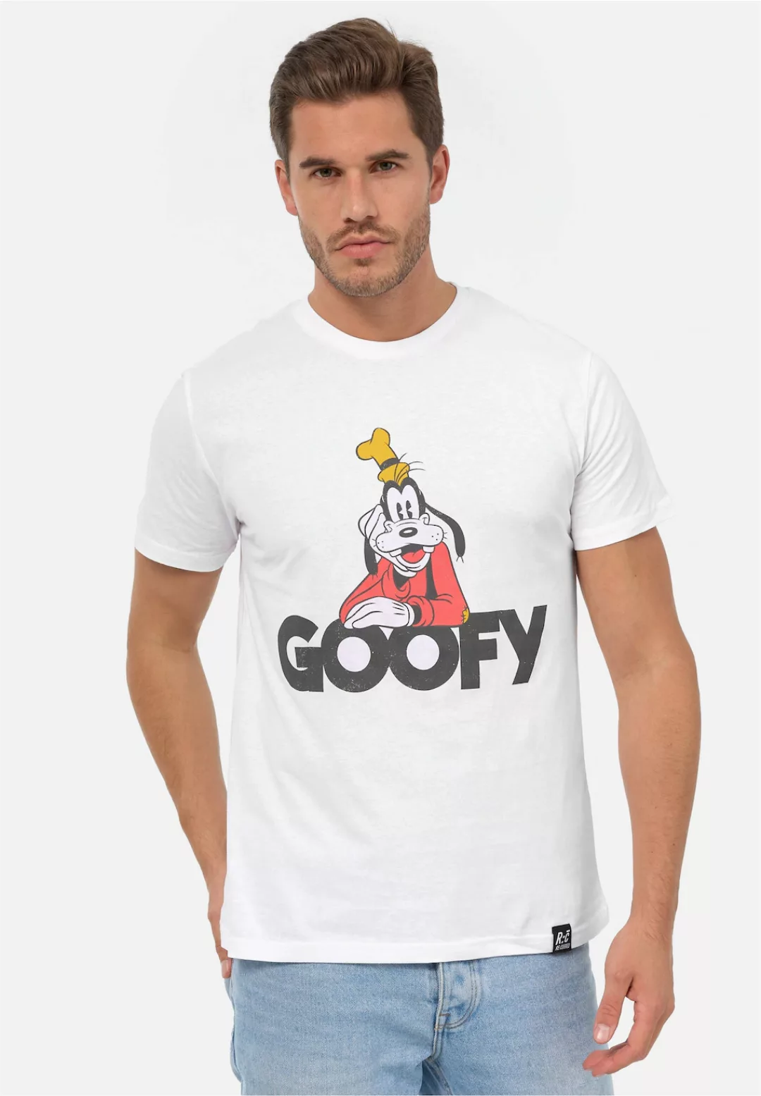 Recovered T-Shirt "Disney Goofy", mit coolem Goofy-Print günstig online kaufen