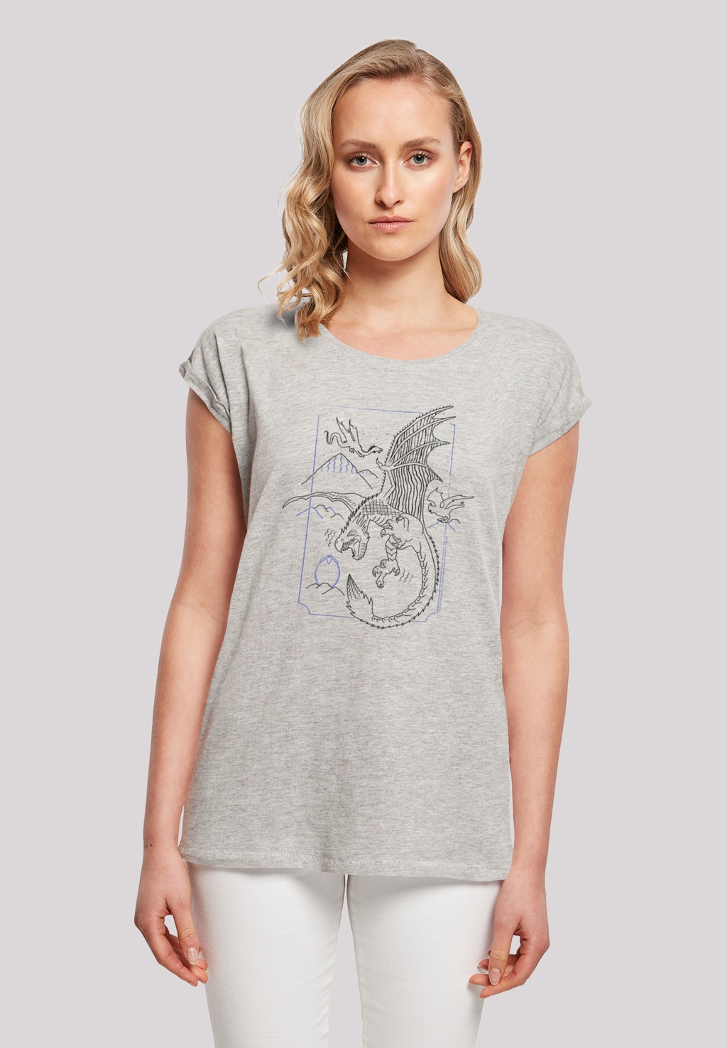 F4NT4STIC T-Shirt "Harry Potter Dragon Line Art", Print günstig online kaufen