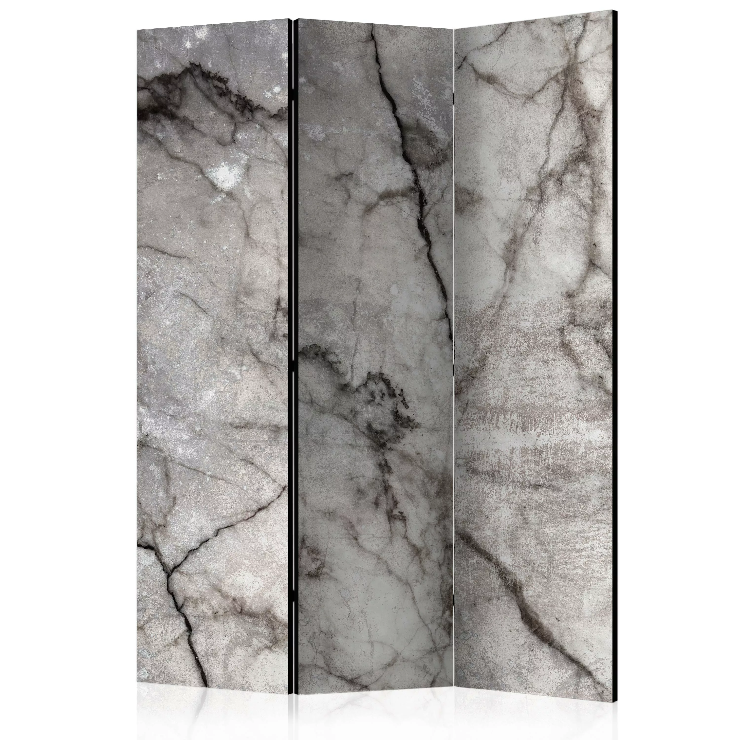 3-teiliges Paravent - Grey Marble [room Dividers] günstig online kaufen