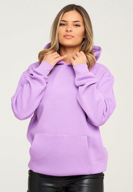 behype Hoodie BHPERTH Damen Basic Oversized Kapuzensweatshirt Raglan Kapuze günstig online kaufen