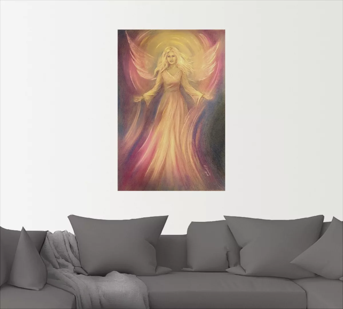 Artland Wandbild "Engel Licht Liebe - Spirituelle Malerei", Religion, (1 St günstig online kaufen