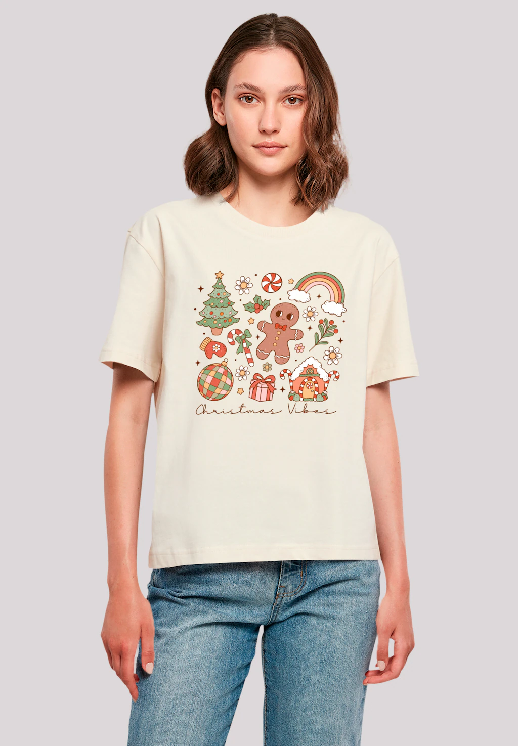 F4NT4STIC T-Shirt "Weihnachten Vibes Cozy Cute Winter", Premium Qualität, W günstig online kaufen