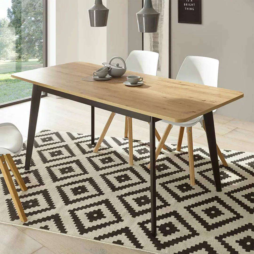 Küchen Tisch im Skandi Design 180 cm breit günstig online kaufen