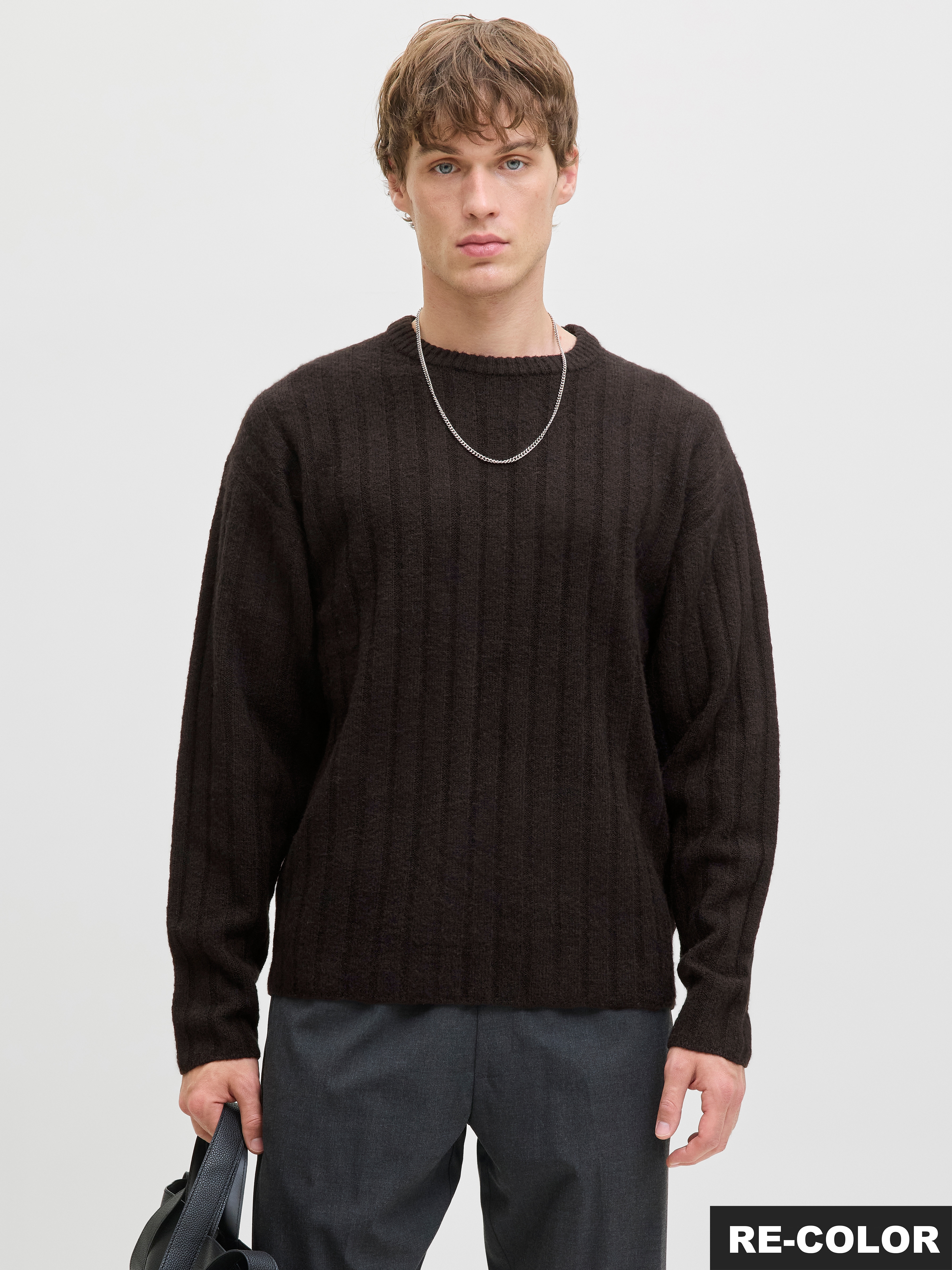 Jack & Jones Strickpullover "JJEBRADLEY CARTER KNIT CREW NECK LN" günstig online kaufen