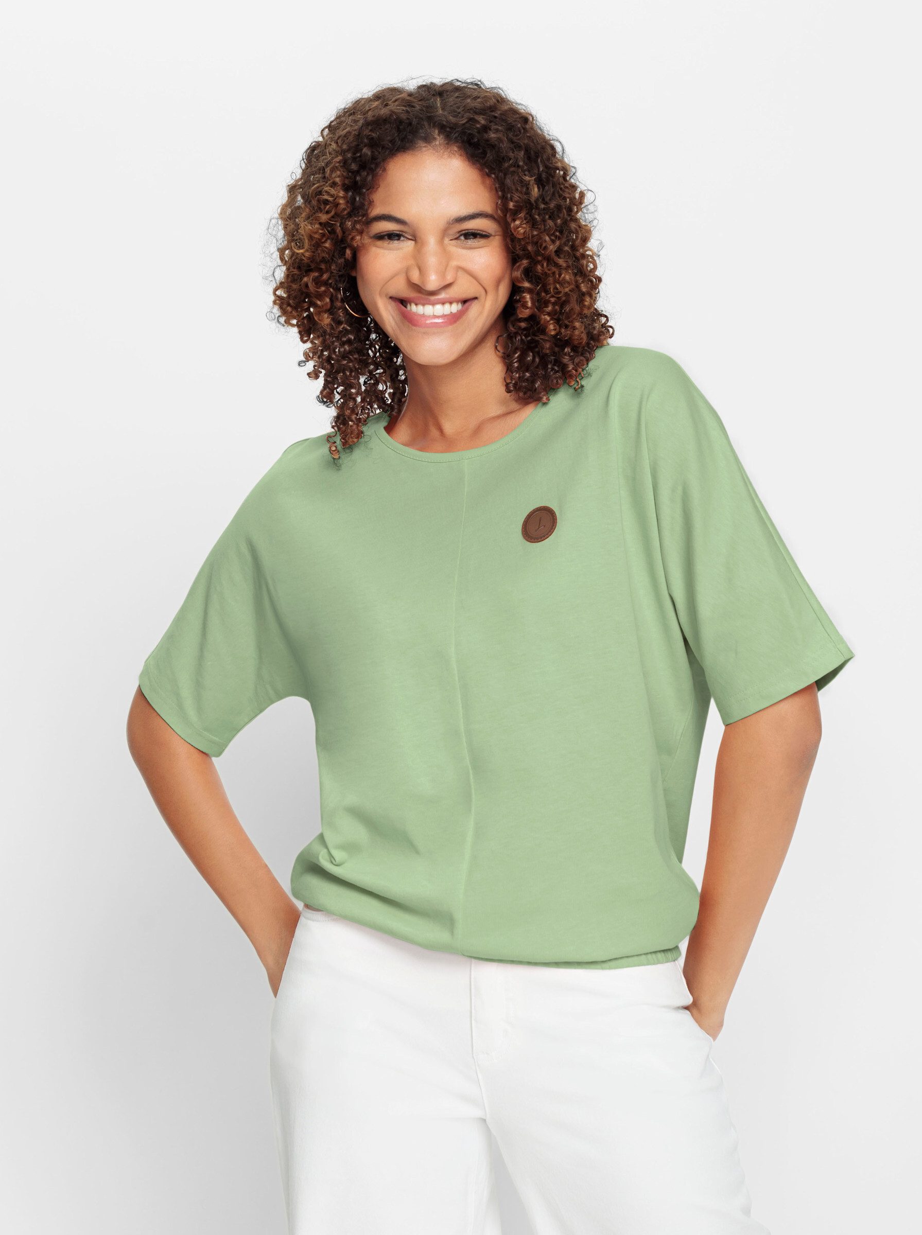 Casual Looks Kurzarmshirt "Kurzarm-Shirt", (1 tlg.) günstig online kaufen