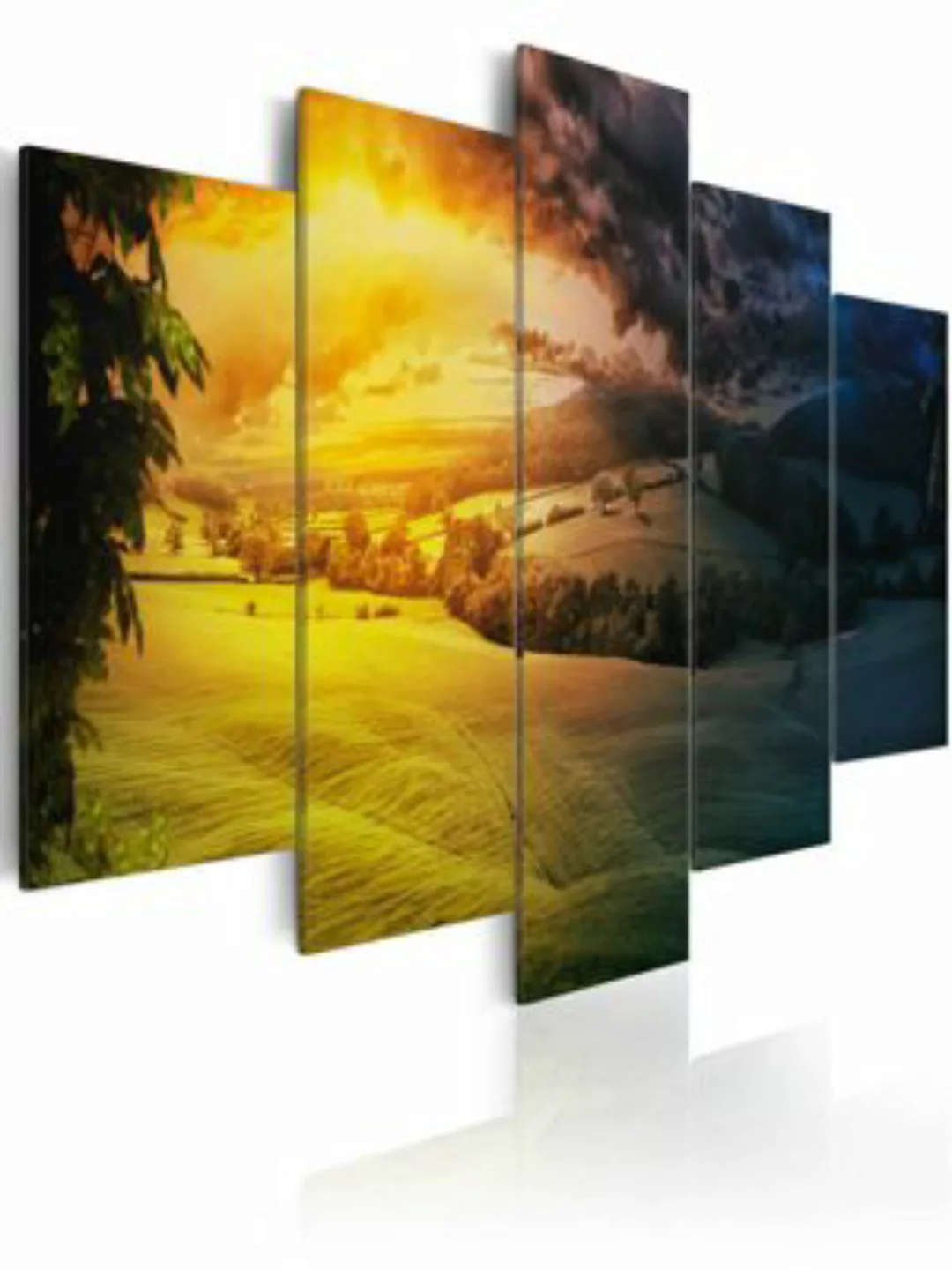 artgeist Wandbild Zwischen Tag und Nacht mehrfarbig Gr. 200 x 100 günstig online kaufen