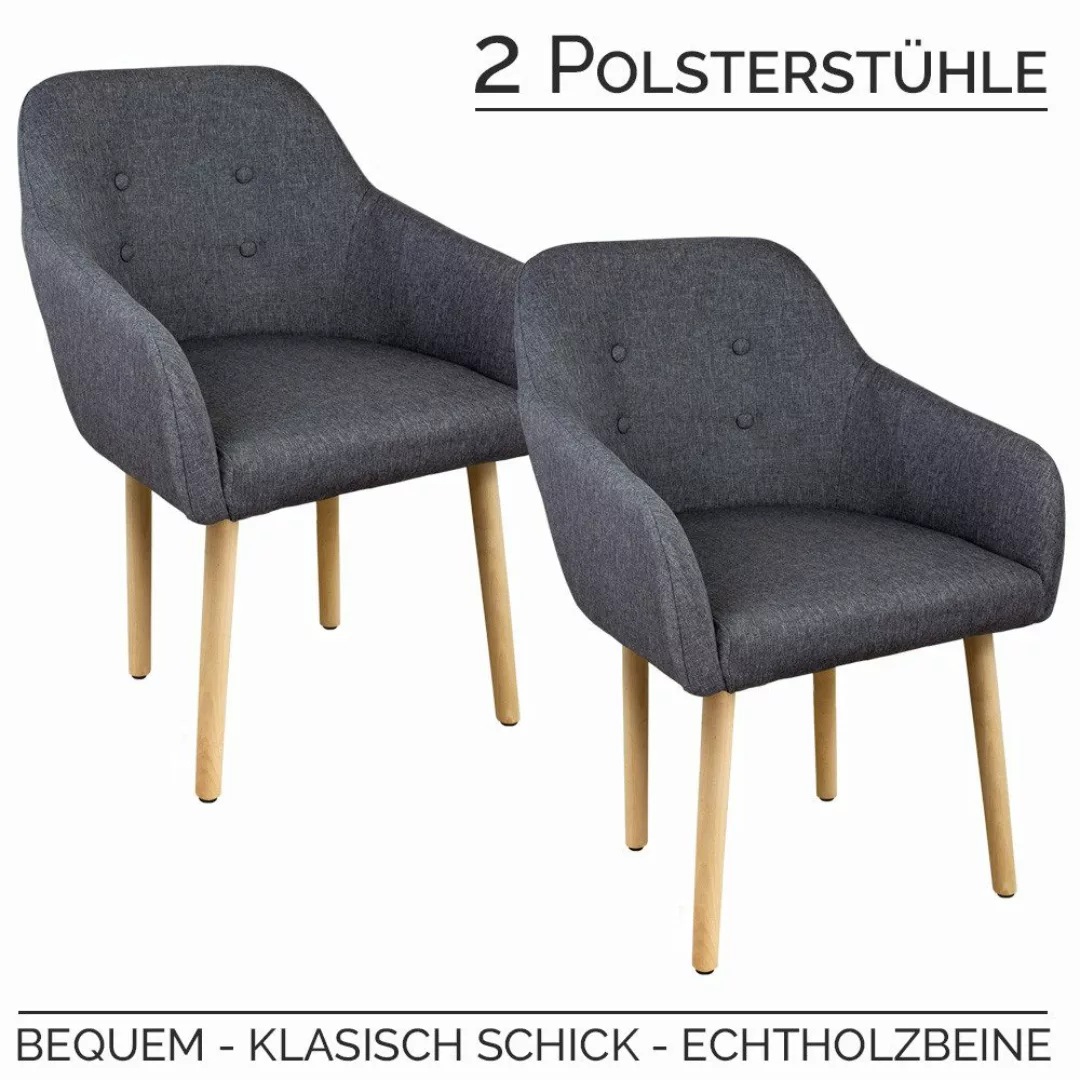 Kingpower Esszimmerstuhl 2/4/6/8 Set Stühle Esszimmerstühle günstig online kaufen