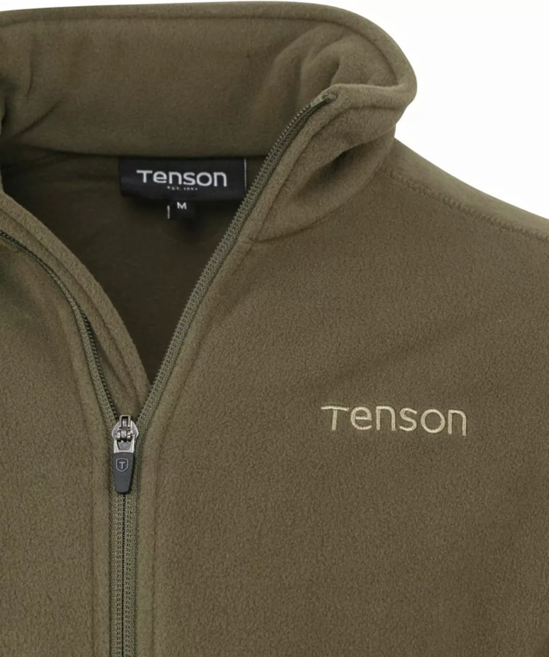 Tenson Miracle Fleece Jacke Olivgrün - Größe L günstig online kaufen