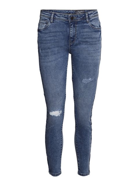 Noisy May Damen Jeans NMKIMMY NW DART DEST JEANS AZ169MB Slim Fit Blau - Me günstig online kaufen