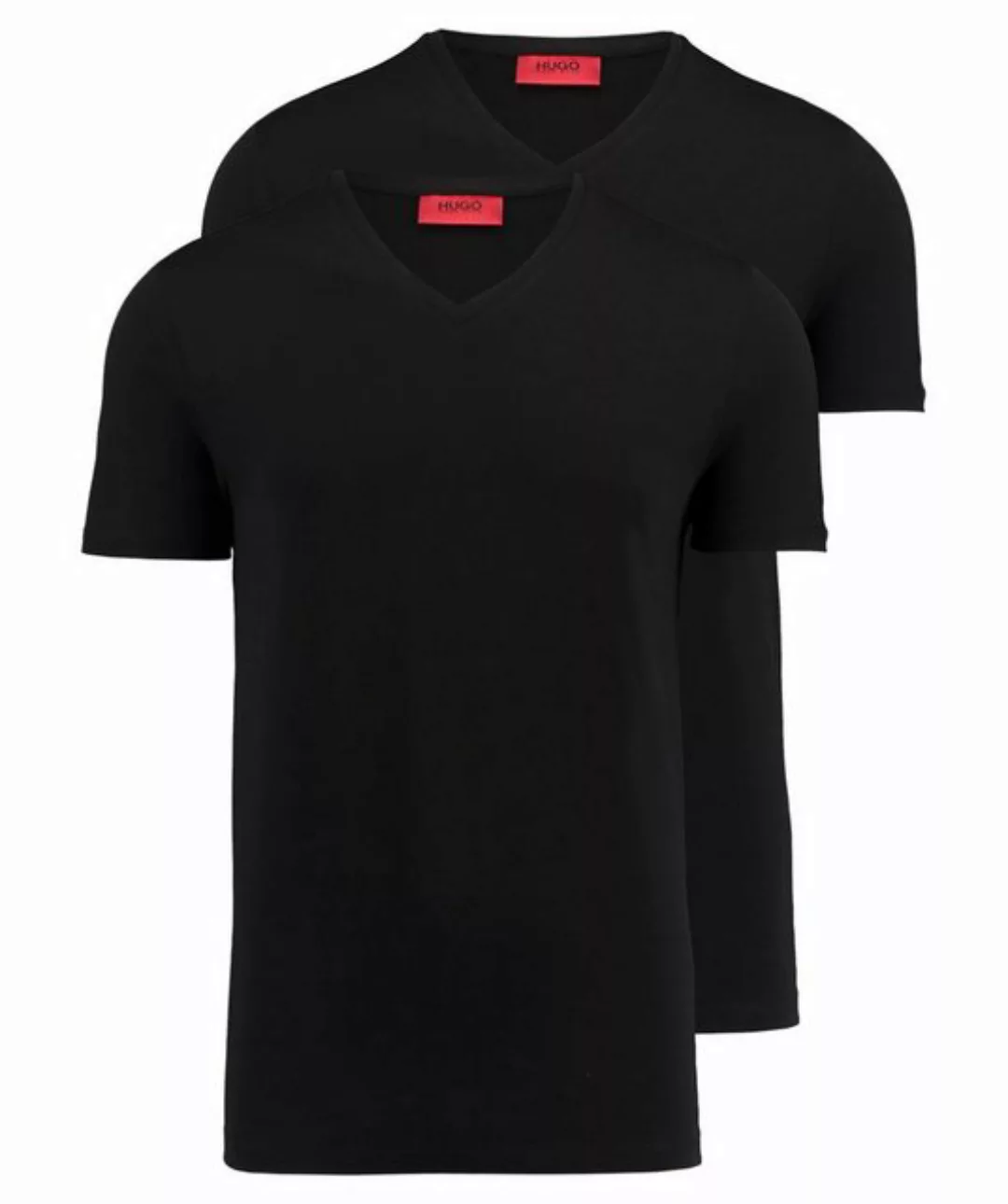 Hugo V Neck Kurzärmeliges T-shirt 2XL Black günstig online kaufen