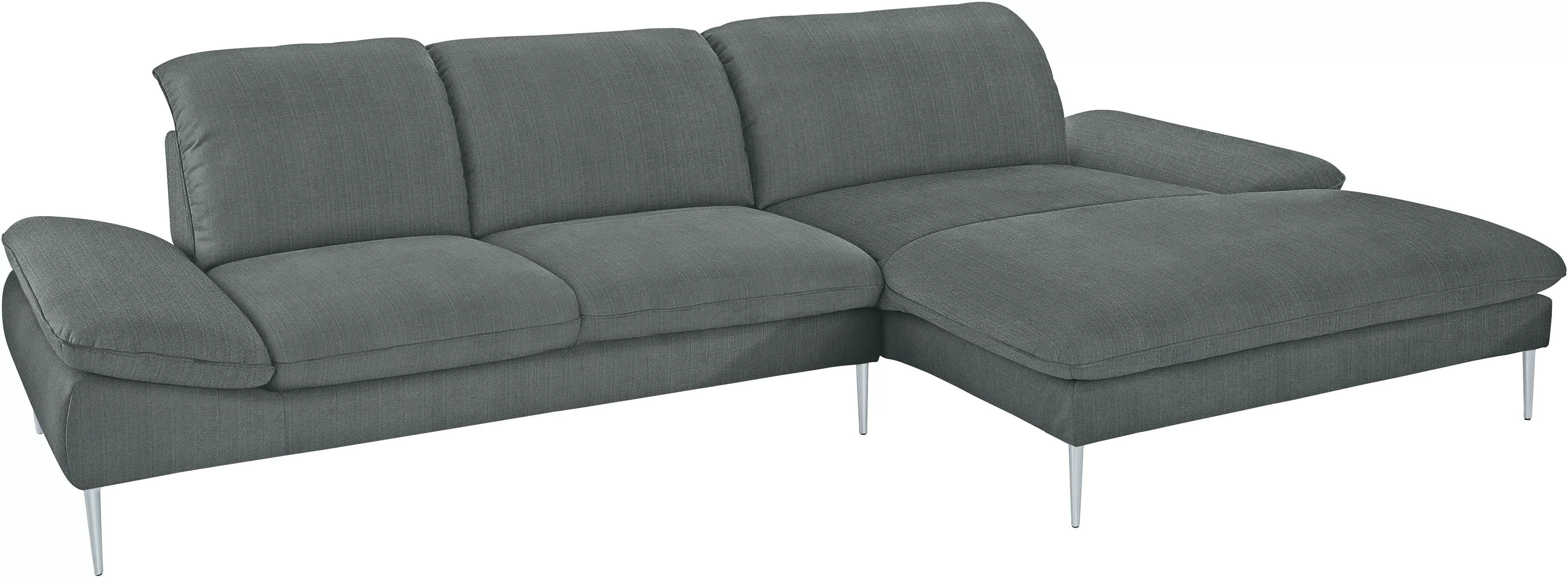 W.SCHILLIG Ecksofa enjoy&MORE, mit Sitztiefenverstellung, Füße silber matt, günstig online kaufen