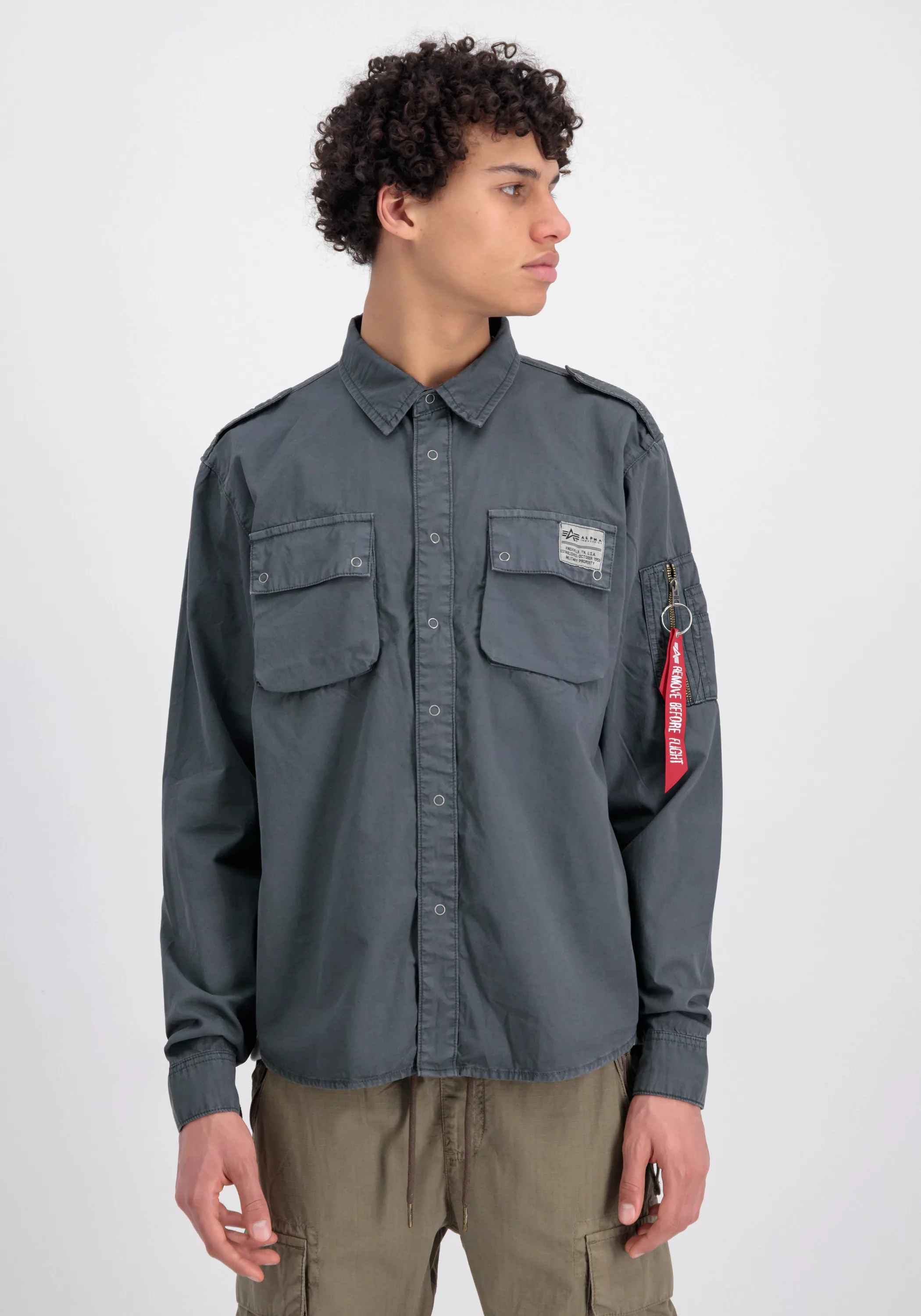 Alpha Industries Oversize-Shirt "Alpha Industries Men - Overshirts Urban Mi günstig online kaufen