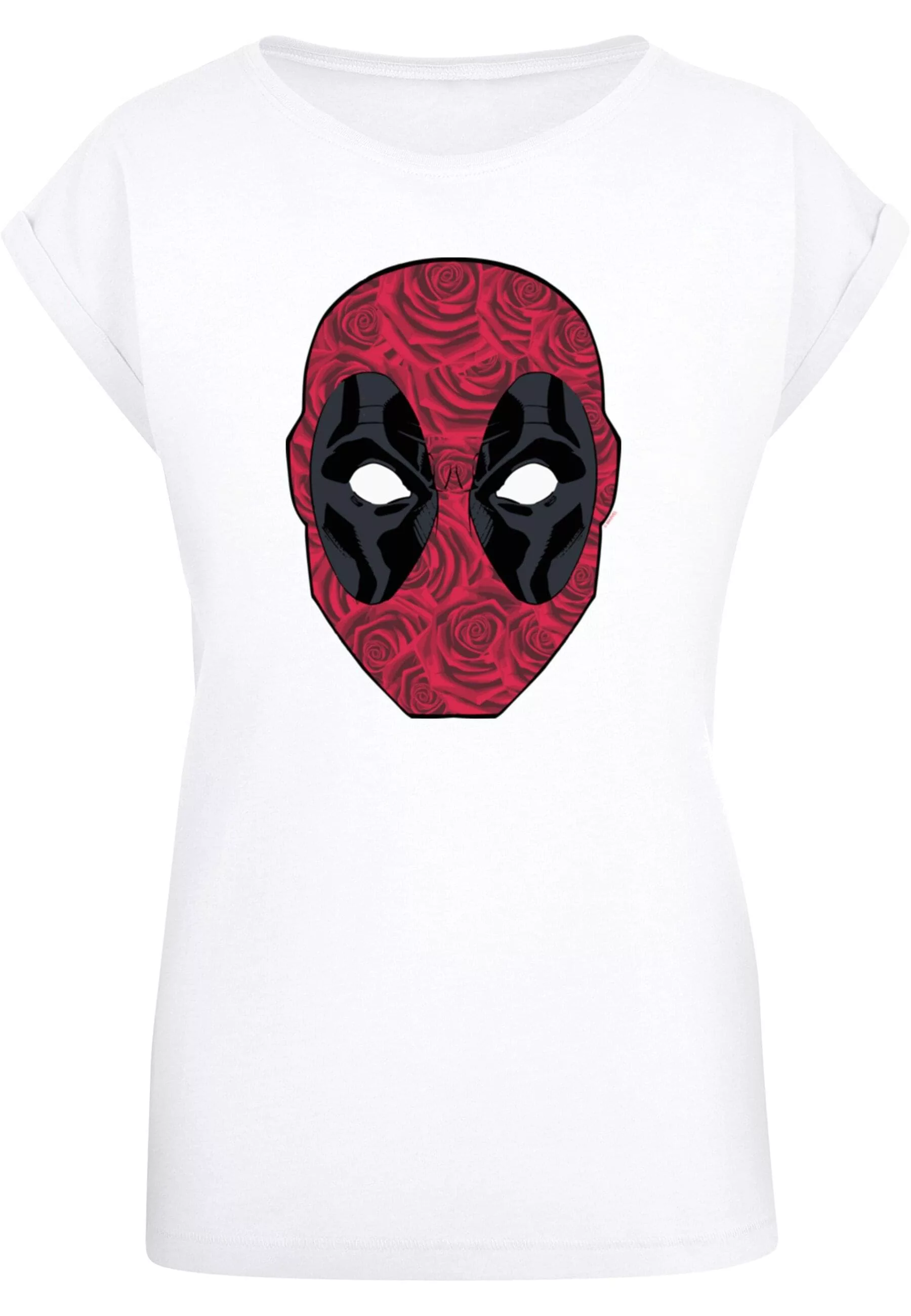 ABSOLUTE CULT T-Shirt "ABSOLUTE CULT Damen Ladies Deadpool - Head Of Roses günstig online kaufen