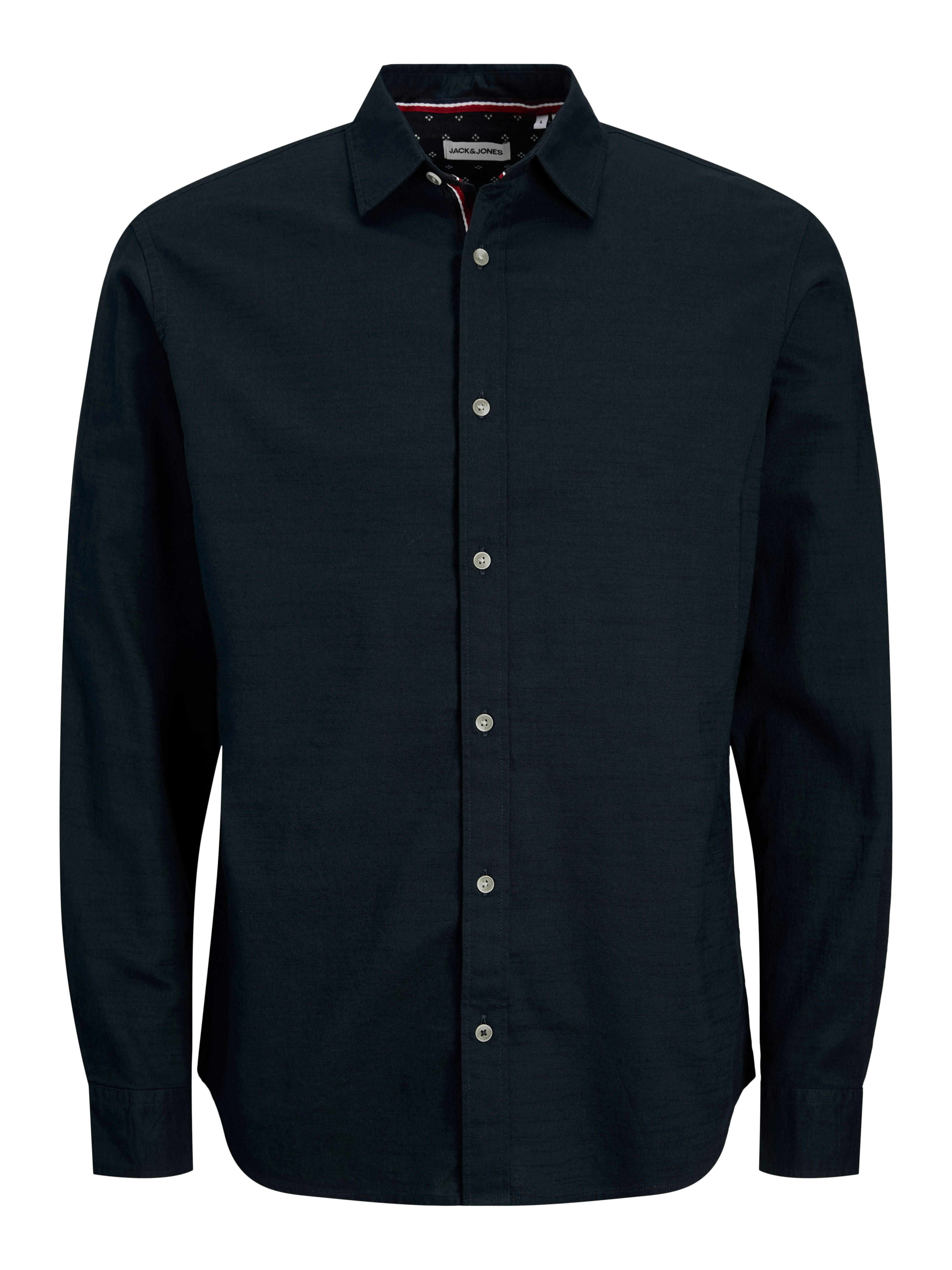 Jack & Jones Langarmhemd JJPIERRE SLUB günstig online kaufen