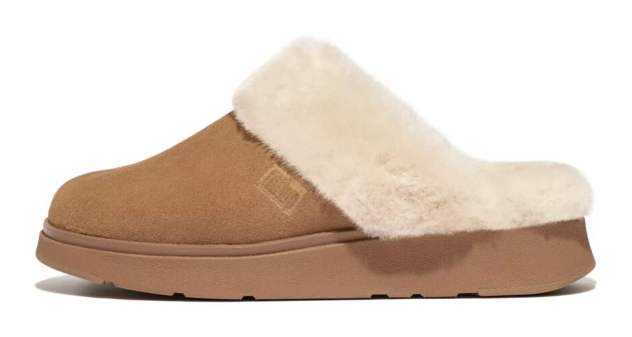 Fitflop Hausschuh "SHUV", Clog, Pantoffel, Mule, Flats mit Warmfutter günstig online kaufen