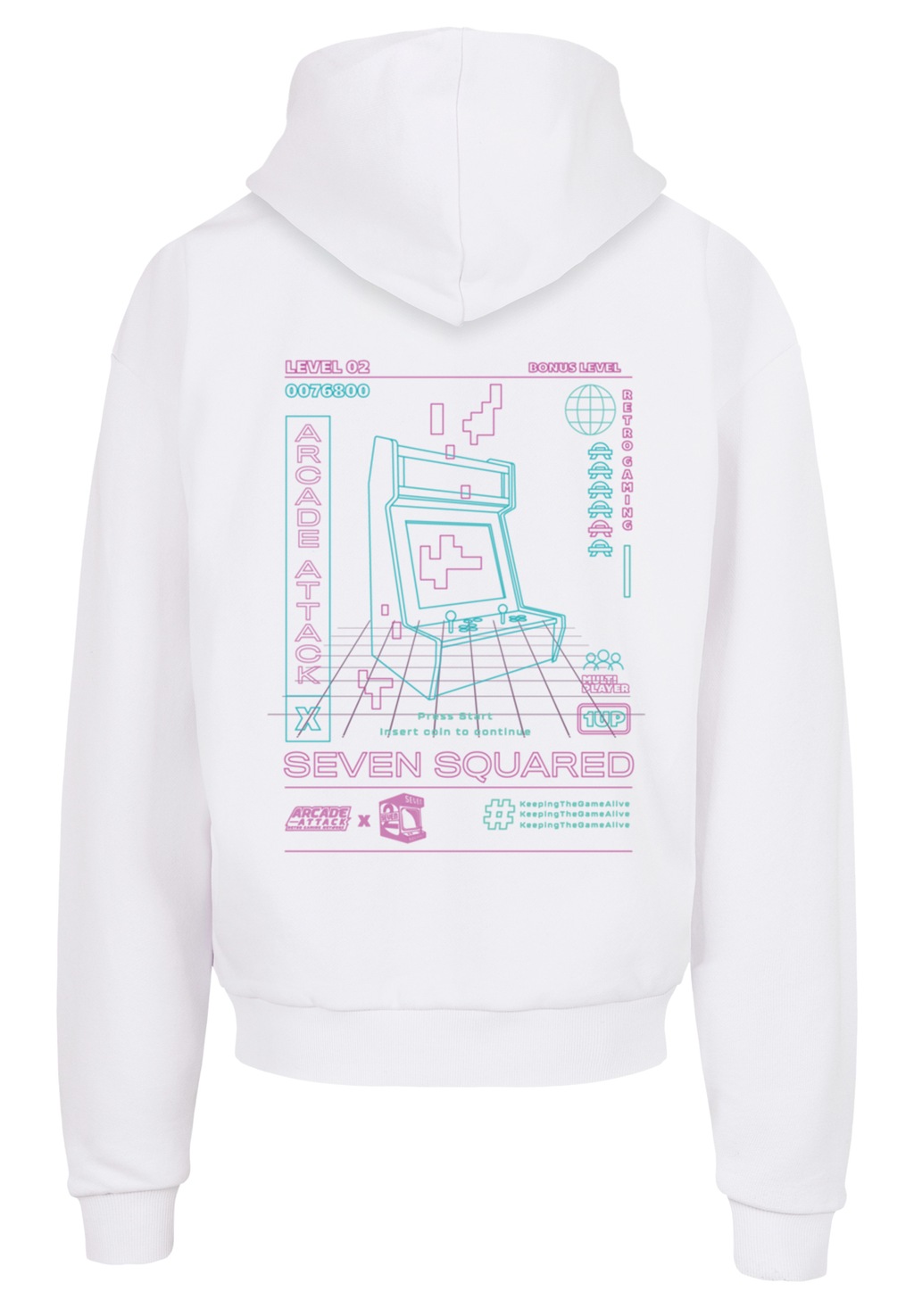 F4NT4STIC Kapuzenpullover "Arcade Attack Video Games SEVENSQUARED Gaming", günstig online kaufen