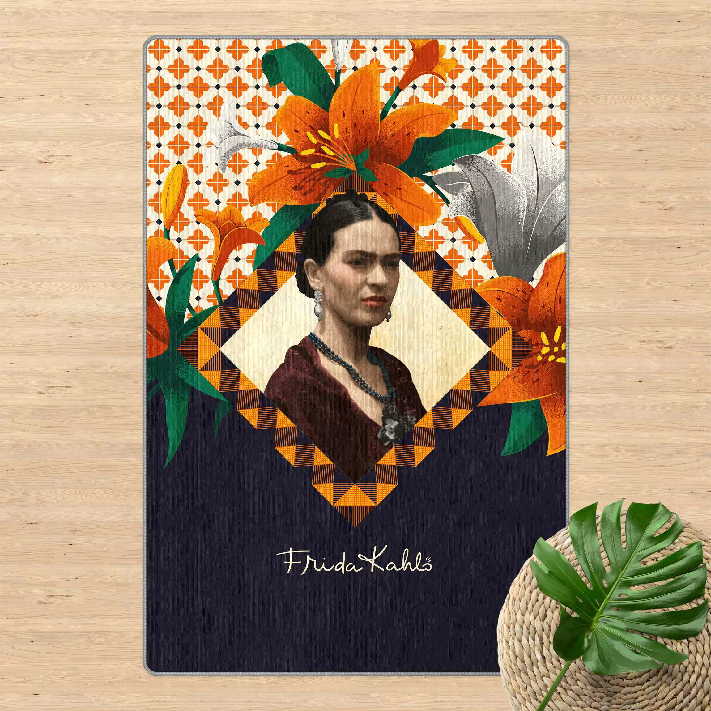 Teppich Frida Kahlo - Lilien günstig online kaufen