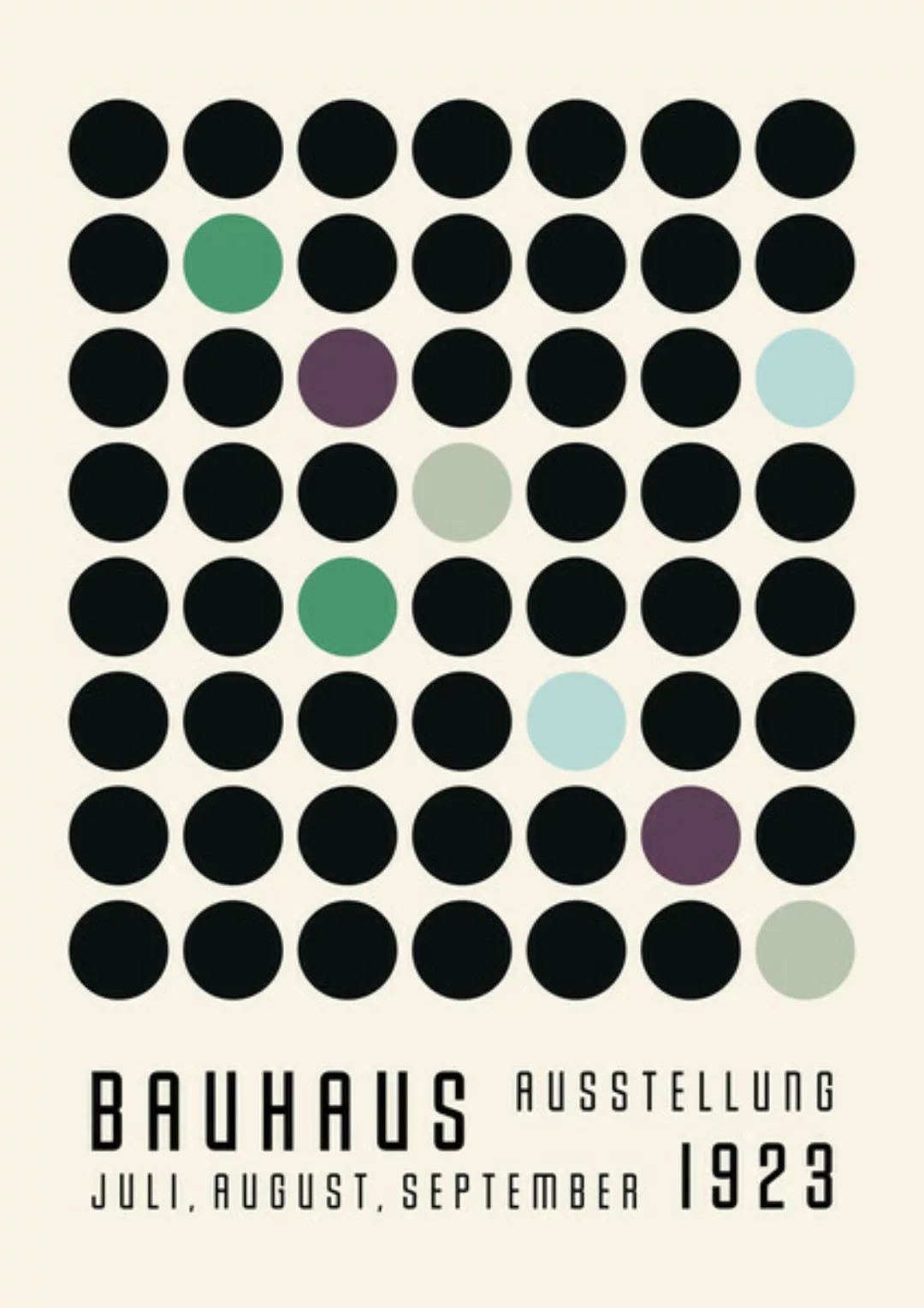 Poster / Leinwandbild - Bauhaus 1923 Weimar Ausstellung günstig online kaufen