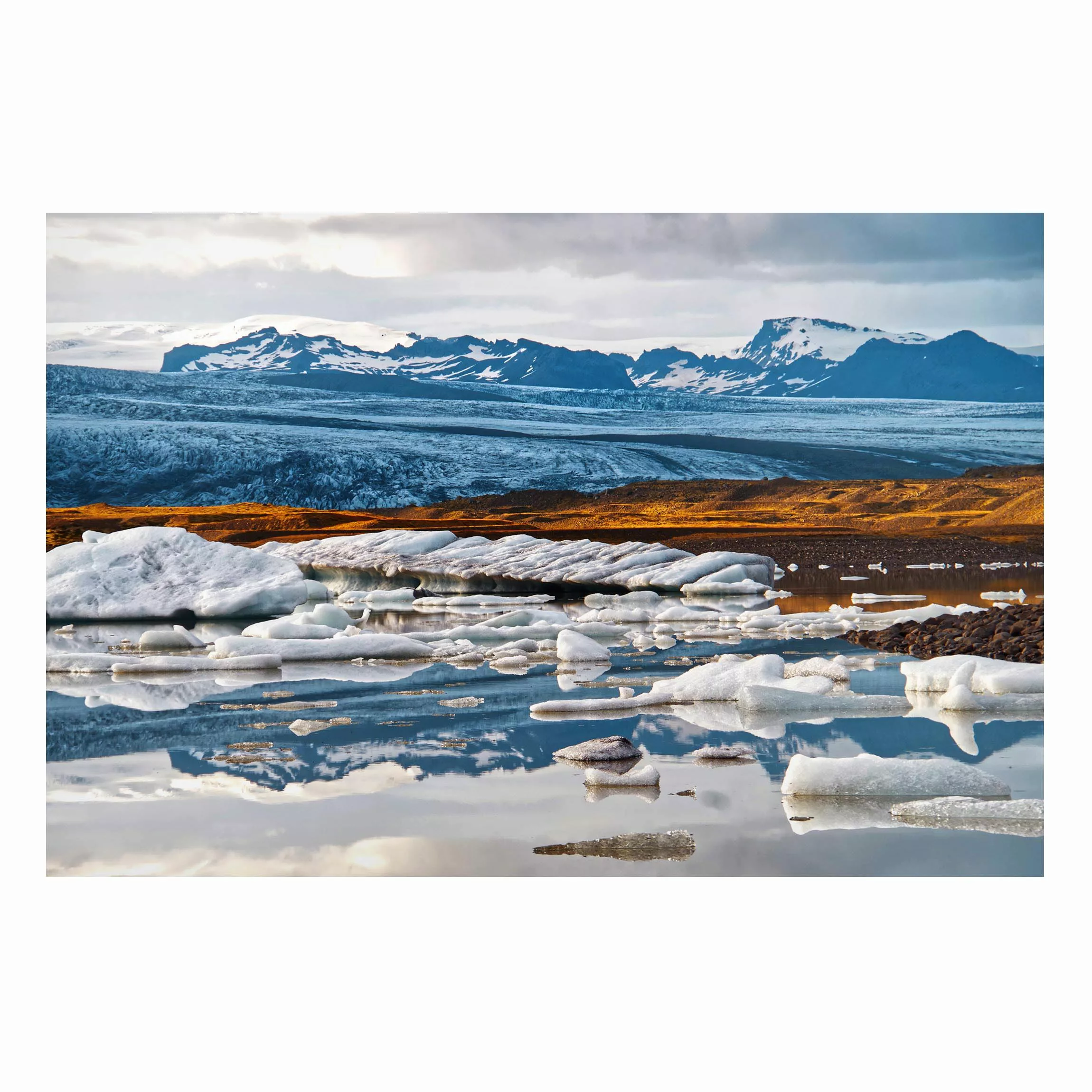 Magnettafel Gletscherlagune günstig online kaufen