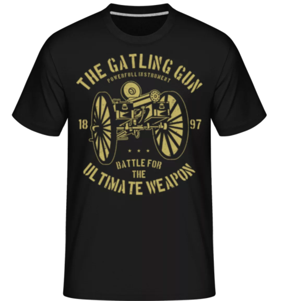 The Gatling Gun · Shirtinator Männer T-Shirt günstig online kaufen