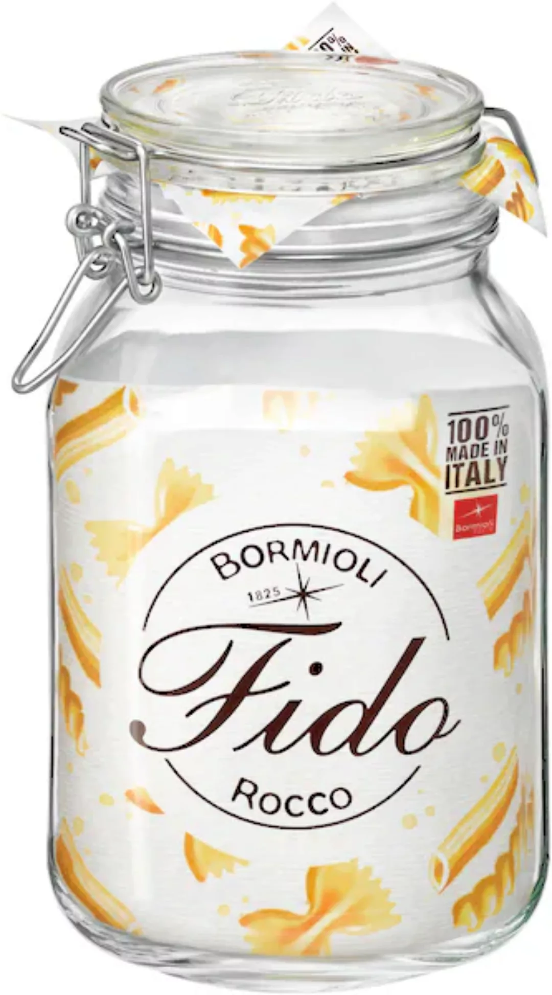 Bormioli Rocco Vorratsglas »Fido«, (Set, 6 tlg., 6 Stück, 2,0l Fassungsverm günstig online kaufen