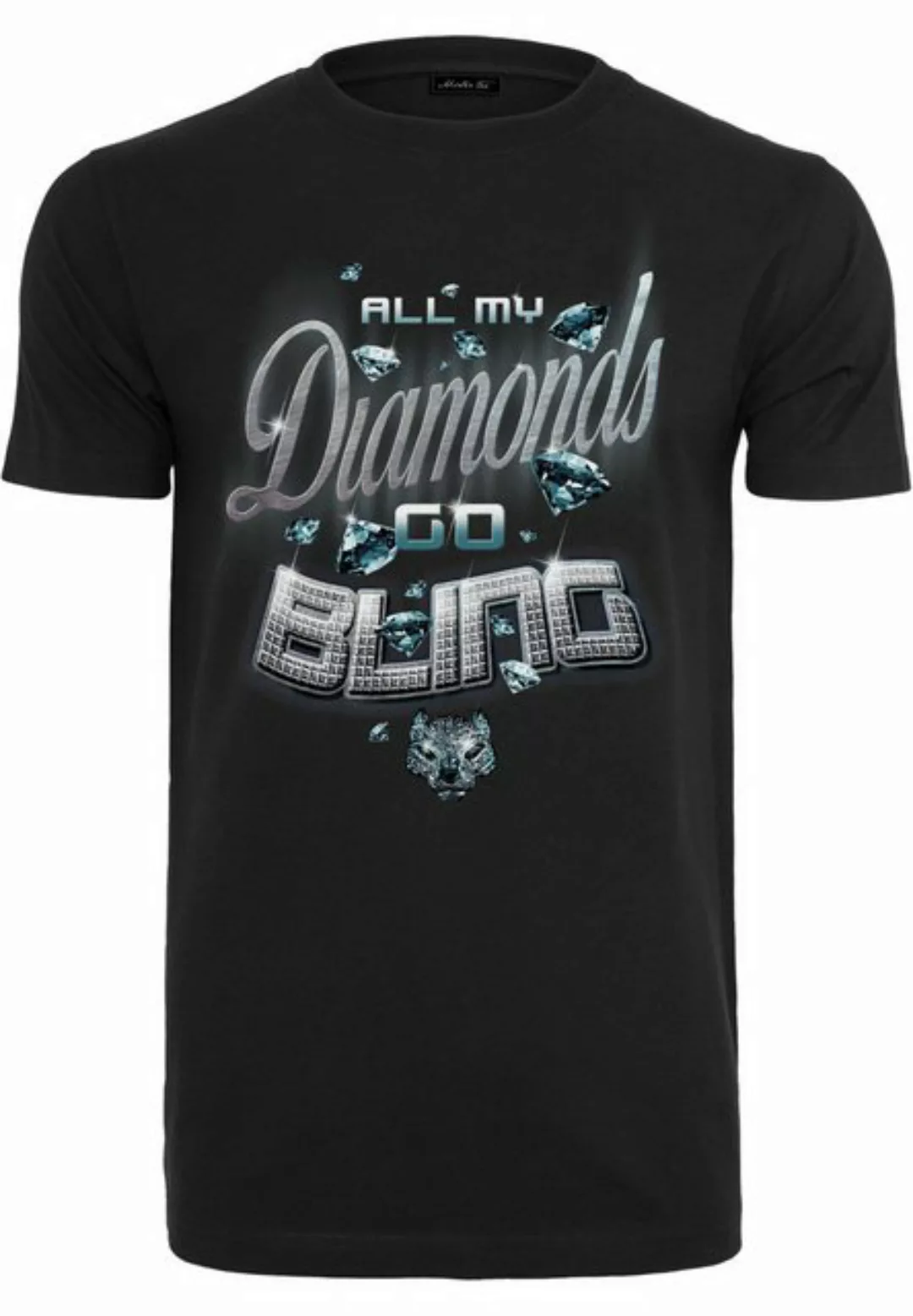 MisterTee T-Shirt MisterTee Herren Diamonds Go Bling Tee (1-tlg) günstig online kaufen