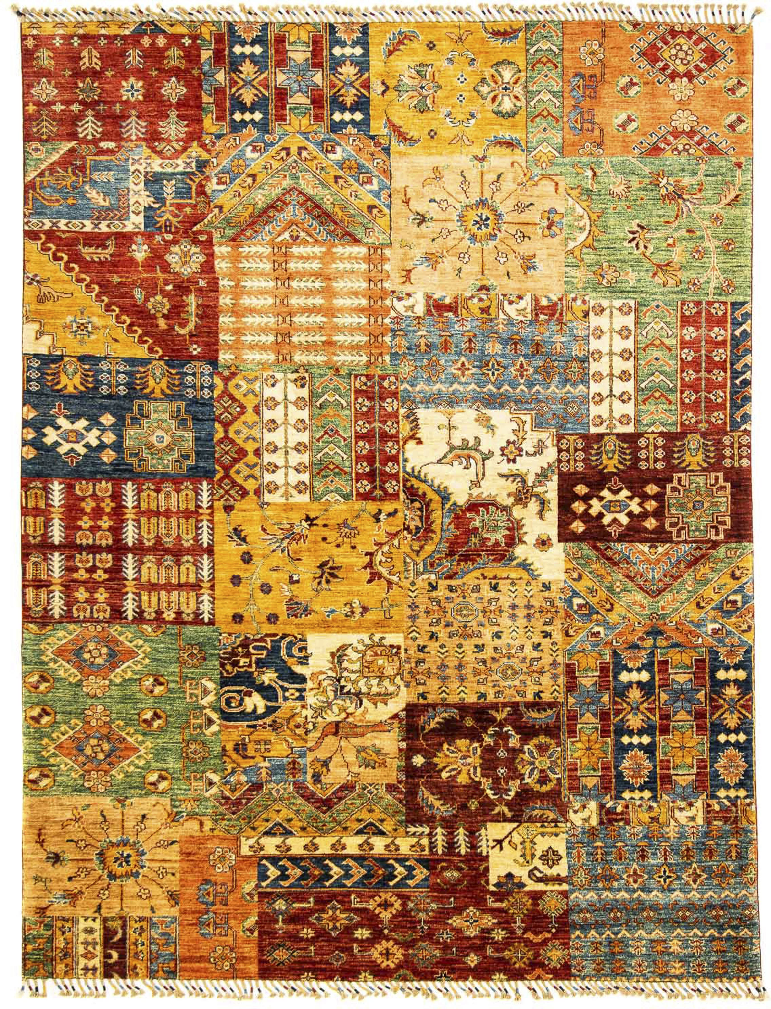 morgenland Teppich »Patchwork - 247 x 181 cm - mehrfarbig«, rechteckig, Woh günstig online kaufen